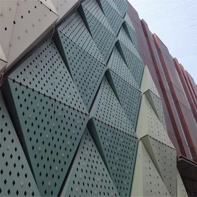 kaufen 0.5 mm-5.0 mm Aluminiumperforierte Platte für Wohngebäude online manufacture