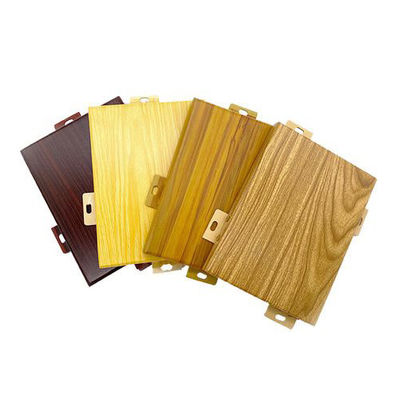 kaufen Emulationsholzperforierte Aluminiumbleche 1,5 mm-6 mm Dicke für Innenarchitektur online manufacture