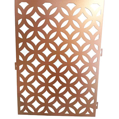 kaufen Anti-UV- und Verfärbungsbeständig Perforierter Aluminiumwandverkleidungsplatte für Bildschirmvorhangwanddekoration online manufacture