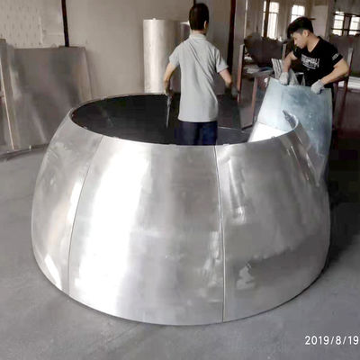 kaufen PVDF-beschichtete hyperbolische Aluminiumplatten für Gebäudedekoration online manufacture