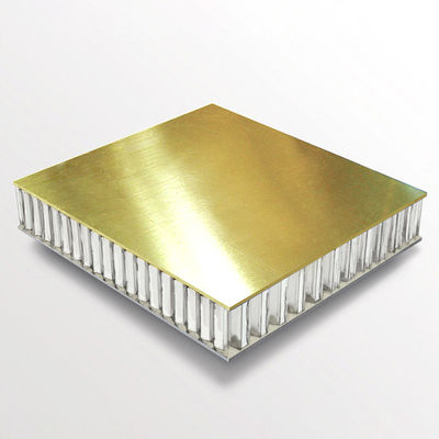 kaufen Natürliche Kupfer- oder Messingfarben-Aluminium-Honeybomb-Verbundplatte für Luxusgebäude online manufacture