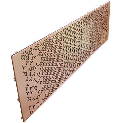 kaufen A3003 Perforierte Aluminiumbleche aus Legierung, lasergeschnitten, mit anpassbaren Perforationen oder Mustern für Partitonschirm- oder Korridordekoration online manufacture