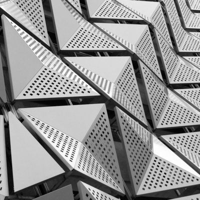3D-perforierte Aluminiumplattenplattenplatten, hergestellt und angepasst für Wanddekoration