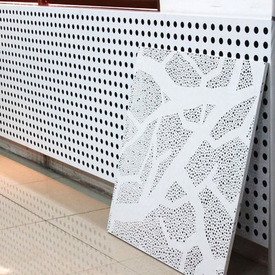Feuerdichte perforierte Aluminiumplatten, Aluminium Dekorationsplatten für Gebäudewandverkleidungen