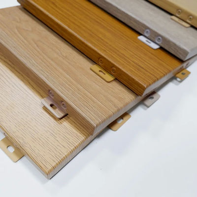 Wandverkleidung Innen- / Außenarchitektonische Holz-Aluminiumplatten in fester Farbe