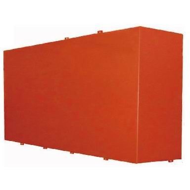Feuerdichte Wandverkleidung aus Aluminium