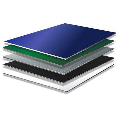 2000 mm-6000 mm Aluminium-Kunststoff-Verbundplatten für Gebäude-Renovierung / Dekoration