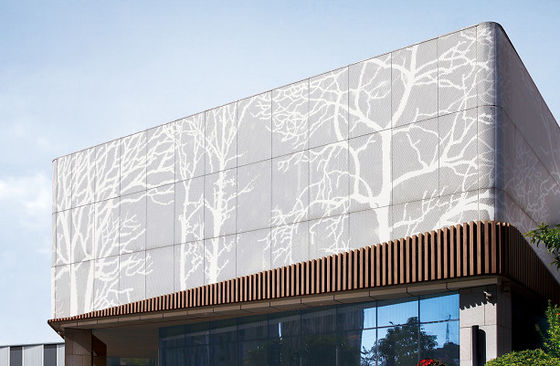 Moderne Metallwandverkleidung für Fassaden Außen Aluminium Fassadenplatten Aluminium Vorhangwand