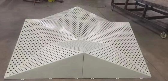 Aluminium-Dekorations-Metall-Wandplatten für den Außenbereich 3D-Fassadenverkleidung