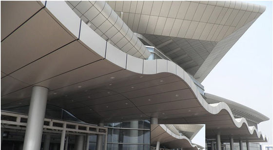 Neue dekorative kommerzielle Außen Acp Außenfeuerdichte Fassade Materialien Panel Verkleidung Außen 3D Aluminium Veneer