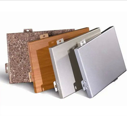 Aluminium-PVDF-Beschichtungsplatte für Außenwandverkleidung Holzkorn-Aluminiumplatten