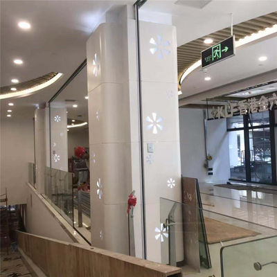 Metall Fassade Wandverkleidung Aluminium Wellpappen Aluminium Innenraum Außenwandverkleidung CNC Aluminium Wand