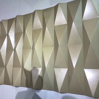 Außenstehende Aluminium-Schnitzplatte Außenstehende Metallplatte Vorhangwandfassade
