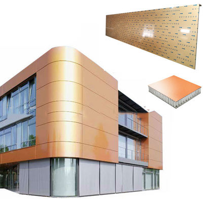 Maximale Größe 2mx12m Große Aluminium-Honeyball-Bekleidungspanele für Vorhangwanddekoration