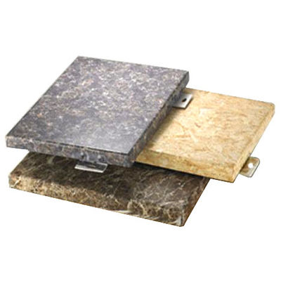 Individuell angefertigte Aluminiumverkleidungsplatten mit künstlicher Marmorfarbe für Innen- oder Außendekoration