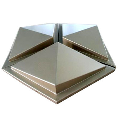 Elegante 3D-Aluminiumwandverkleidungen für Gebäudedekoration