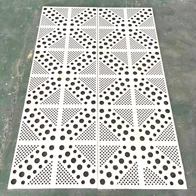 1.5 mm bis 5.0 mm Perforierter Aluminiumverkleidungsplatten für architektonische Fassadendekoration