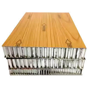 Holzfarbe Aluminium-Honeyballplatte zur Geräuschreduktion