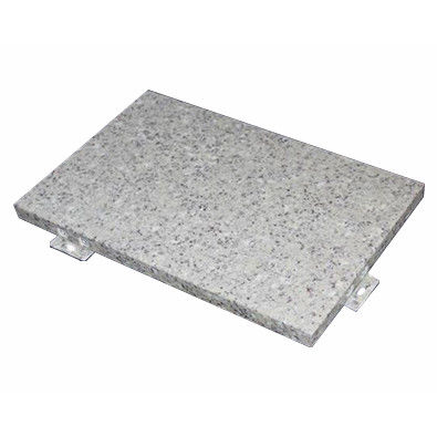 Anpassungsfähige Aluminium-Vorhangwandverkleidung Metallplatte mit imitierter Stein- oder Marmorfarbe