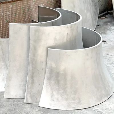 Doppelkurve Aluminiumplatten mit stilvollem ästhetischem Design für die Gebäudedekoration
