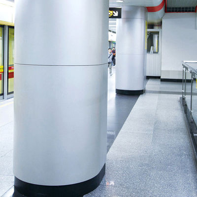 Halbkreisförmige gekrümmte Aluminiumwandplatten für die Verkleidung und Dekoration von Säulen